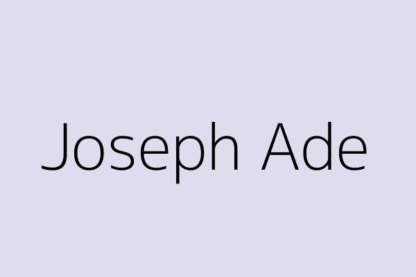 Joseph Ade